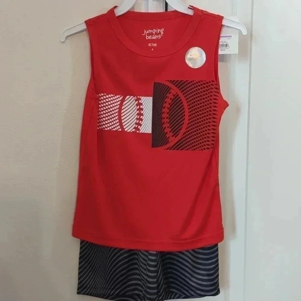 Jumping Beans muscle tank top & shorts